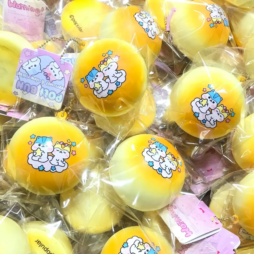 Популярная Подарочная игрушка poli bun squishy Slow Rising|Игрушки-эспандеры| |