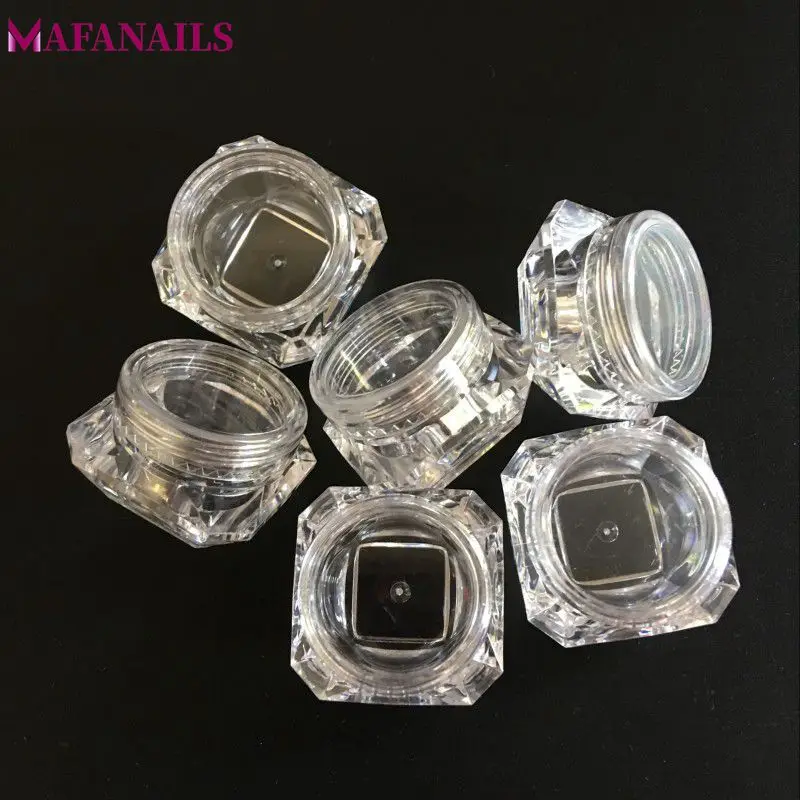 10pcs/Lot Clear Diamond Empty Acrylic Container 5g (5ml, 0.17oz) Makeup Bottle for Cosmetic Cream Jewelry Empty Jar Pot BOT-01# 10pcs 5g 5ml 0 17oz clear diamond empty acrylic container makeup bottle for cosmetic cream jewelry empty jar pot eyeshadow