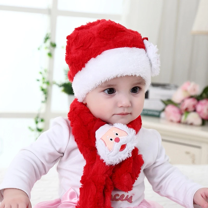 Набор шарфов для маленьких девочек шарф для мальчиков накидка Подарочная зимняя теплая кашемировая Пашмина для рождественского платья Роскошные брендовые шарфы Новинка года
