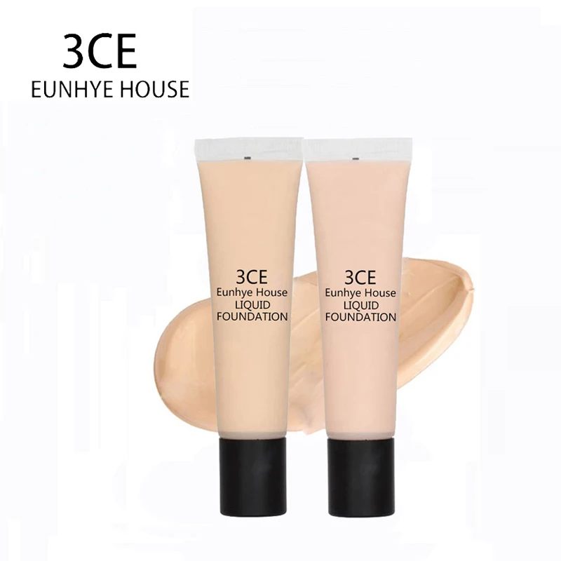 

3CE EUNHYE HOUSE Brand Make up Liquid Foundation New Natural Concealer Foundation Brighten Moisturizing 30ml As base for beauty