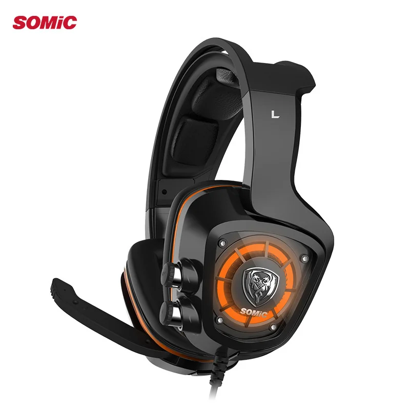 SOMIC G910 Virbration Gaming Headphones with Microphone USB Wired Headphone 7.1 Surround Sound Gamer PC Headset SOMIC G910 Virbration Gaming Headphones with Microphone USB Wired Headphone 7.1 Surround Sound Gamer PC Headset