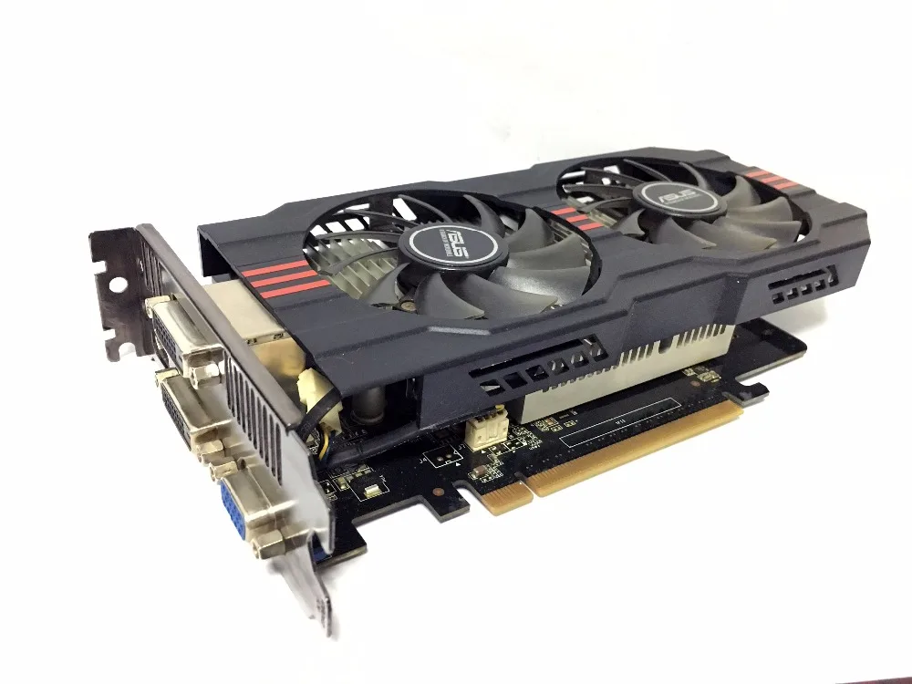 Asus GTX-750TI-OC-2GB GTX750TI GTX 750TI 2G D5 DDR5 128 Bit PC настольные видеокарты PCI Express 3,0 компьютерная видеокарта