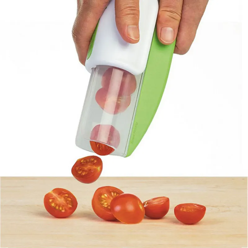 Hand Fruit Tomato Grape Slicer Vegetable Shredders Chopper Cutter Salad