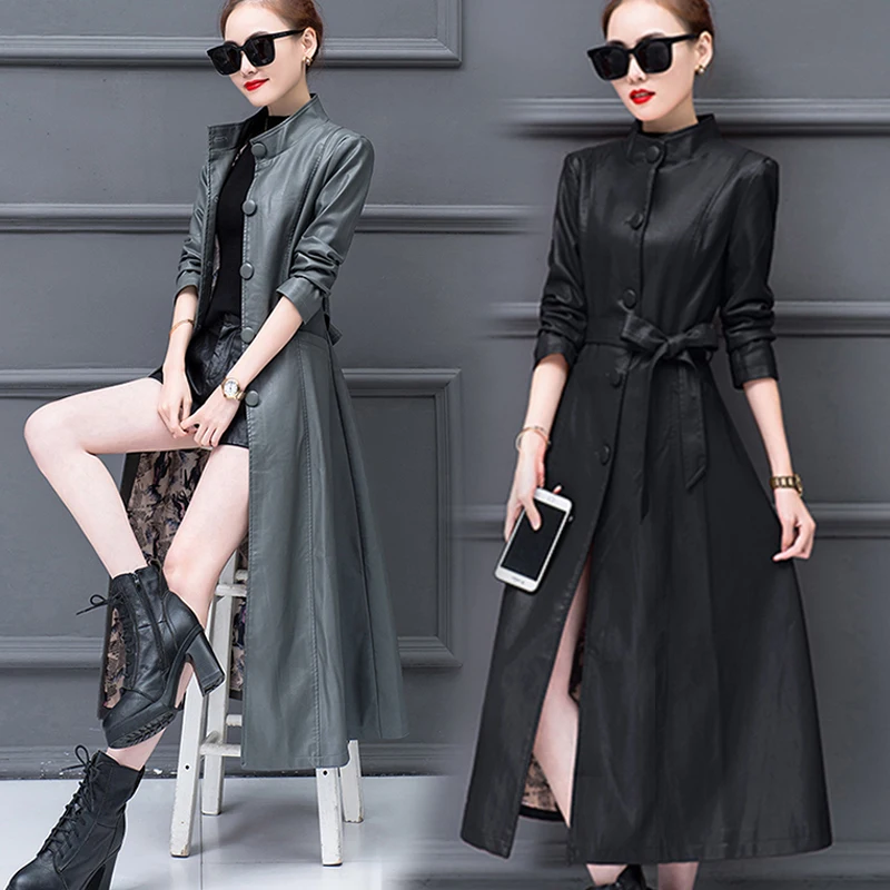 Women Velvet faux leather coat 2018 autumn winter female