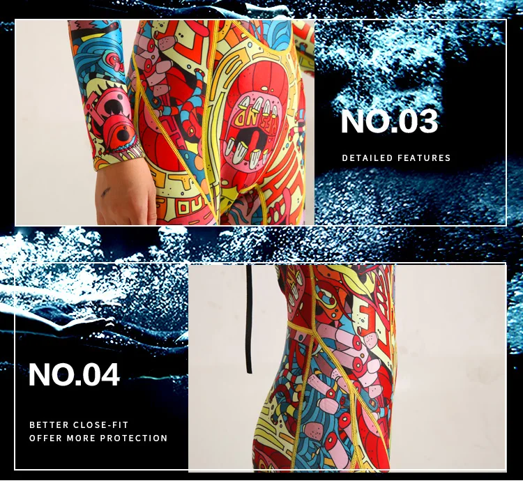 3mm Women Swimming Suit Full Dive Suit Neoprene Wetsuit Color Snorkeling Water Sport Clothes Camouflage5
