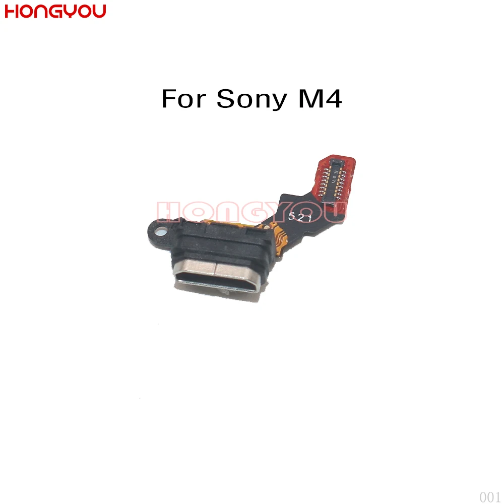 USB коннектор для док станции с гибким кабелем гнездо зарядки разъем Sony Xperia M4 Aqua E2303