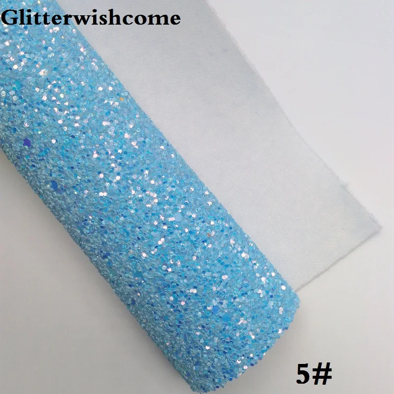 Glitterwishcome 21X29 см A4 Размеры виниловые обои для банты с эффектом блестящей кожи тканевый Виниловый фон для банты, GM262A - Цвет: 5