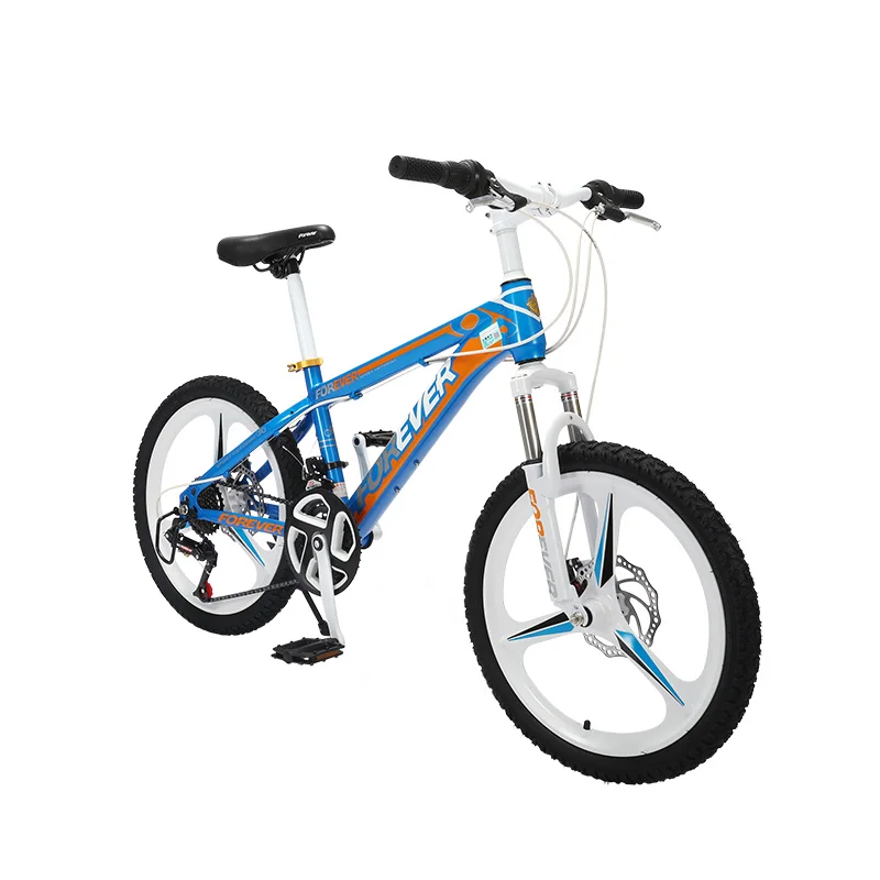 Double Disc Brake For 24 Speed 20 Inch Variable Speed High Carbon Steel Frame Of Mountain Bicycle For Children And Adolescents