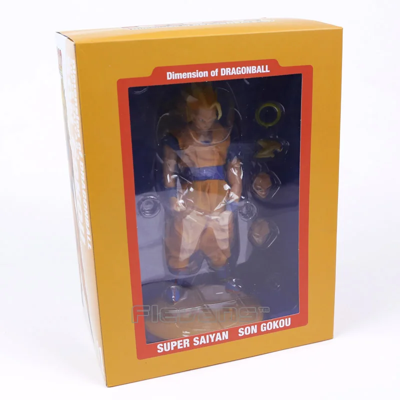 MegaHouse DOD Dragon Ball Z Son Goku ПВХ фигурка 21 см DOD Super Saiyan 3 Goku Коллекционная модель игрушки Figuarts DBZ figuaras