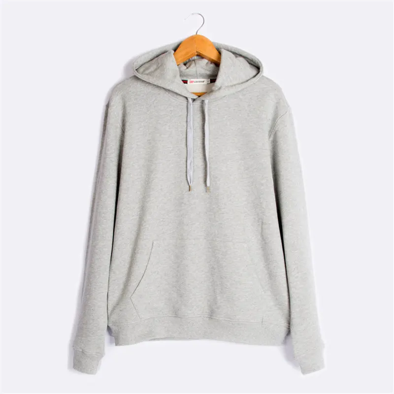 

100% Cotton Pure Color black/grey/beige/navy Hoodies Men Women Casual Men's Sweatershirts Pullover Autumn Winter Keep Warm Hoody