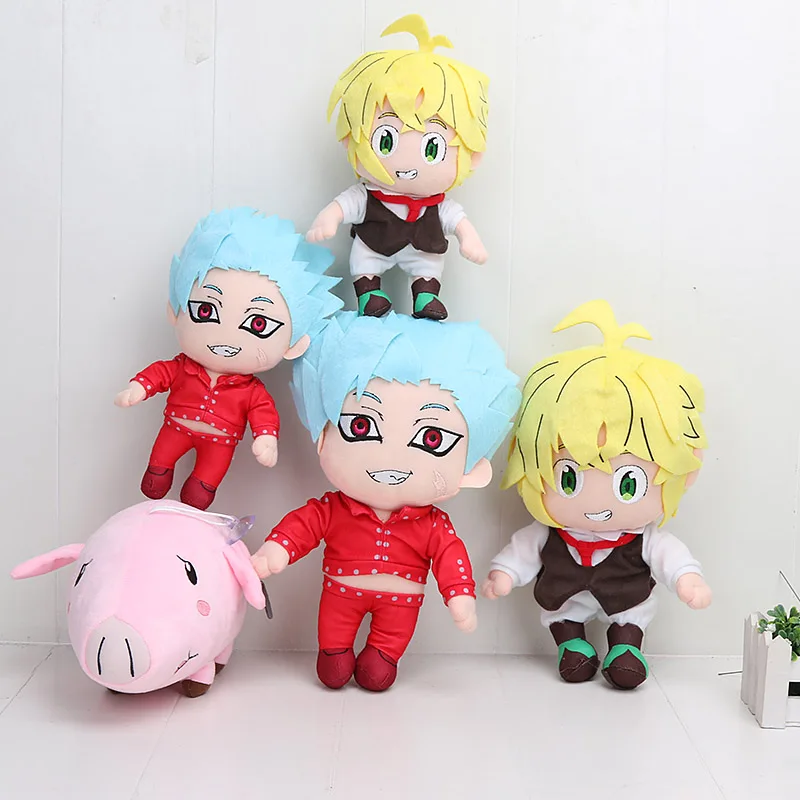 Аниме The Seven Deadly плюшевая игрушка грехи Meliodas Liones Nanatsu no Taizai Wrath набивные плюшевые