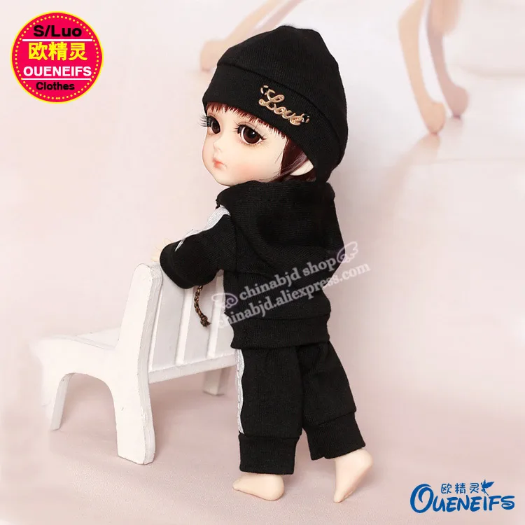 BJD SD Doll Одежда 1/8 модный спортивный костюм со шляпой для желтых или Yosd боди