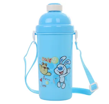 

2 450ML Water Bottle Cartoon Cup School Water Bottles For Kids Cute Kettle Shaker Sport Drink Bottle