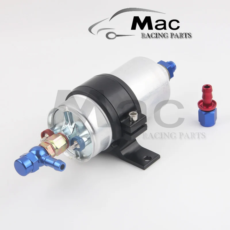 

the kit oil pump 0580 254 044 external pump Inline Electric High performance Fuel Pump come with AN6 fitting Fuel Pump Bracket -