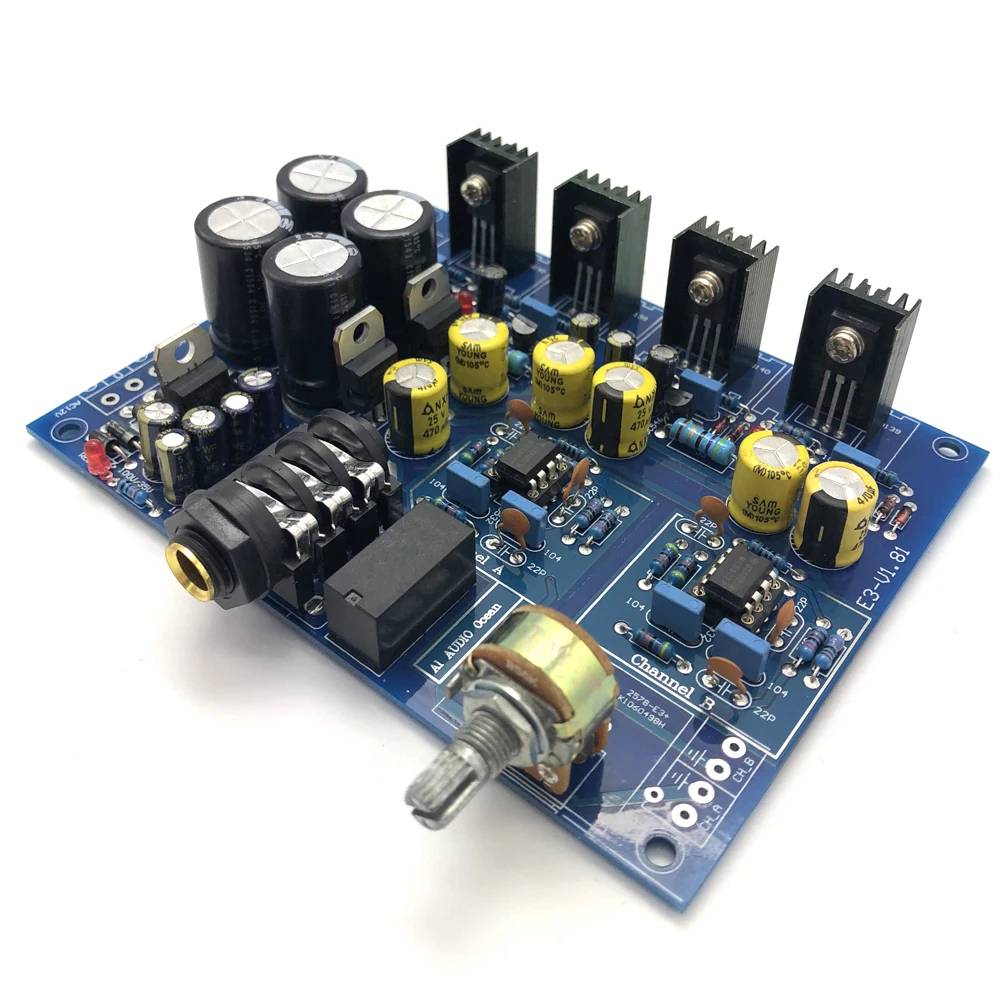Lusya NE5532 Headphone Amplifier Board BD139 BD140 for 32-600 ohm speaker AC 12V-0-12V or AC15V-0-AC15V T0288 Lusya NE5532 Headphone Amplifier Board BD139 BD140 for 32-600 ohm speaker AC 12V-0-12V or AC15V-0-AC15V T0288