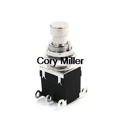 

6Pins DPDT Momentary Stomp Foot Switch for Guitar AC 250V/2A 125V/4A
