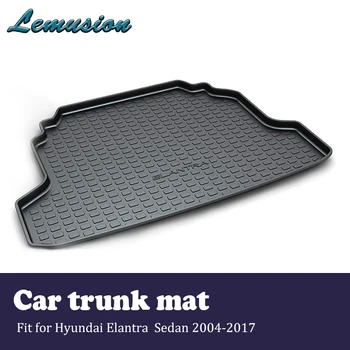 

1Set Car Cargo rear trunk mat For Hyundai Elantra Sedan 2004-2017 Styling Boot Liner Tray Waterproof Anti-slip mat Accessories