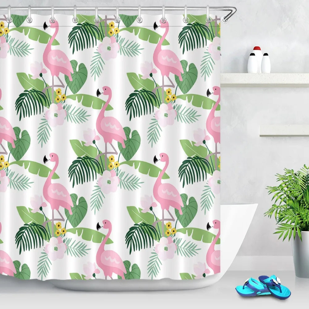 Elephant Polyester Extra Long Shower Curtains 71x79inch 180x200cm