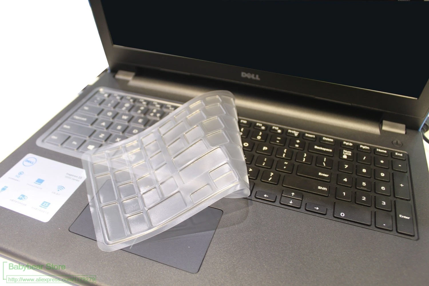 17,3 Ноутбук прозрачная клавиатура из ТПУ защитное покрытие для Dell Inspiron 17CR 17CR-4728 Inspiron 17 5000 5748 5545 Vostro 15-3549R