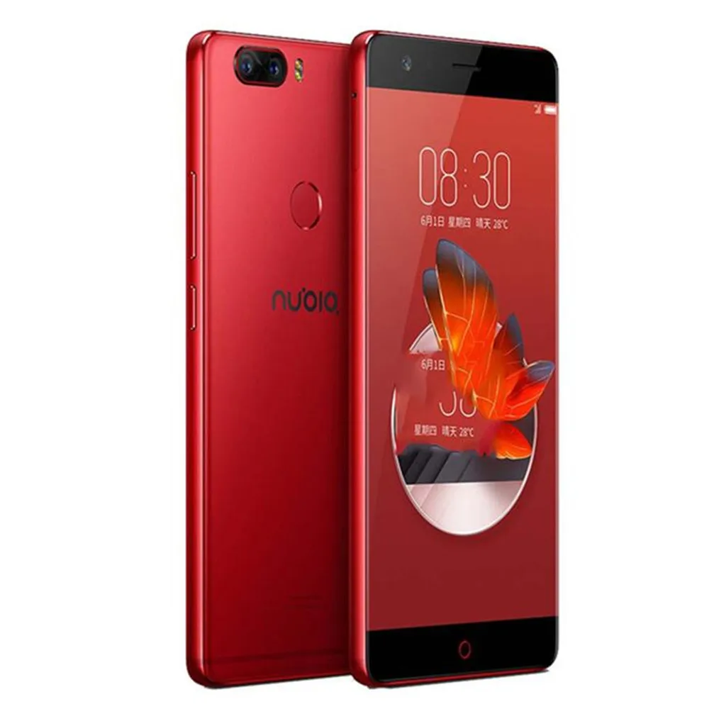 Nubia Z17 4G LTE мобильный телефон 5,5 дюймов Snapdragon 835 OctaCore 6 Гб ram 64 Гб rom Двойная Задняя камера Android 7,1 телефон - Цвет: Red