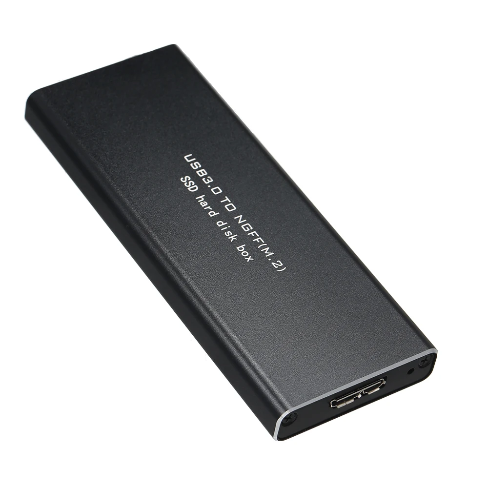 Черный NGFF M.2 к USB 3 0 5gbps SSD корпус адаптер чехол для хранения с UASP применимо 2230/2242/2260