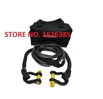 

12TX15M--25M, heavy duty winch towing rope float on water ATV UTV tow trailer cable rope lifting sling