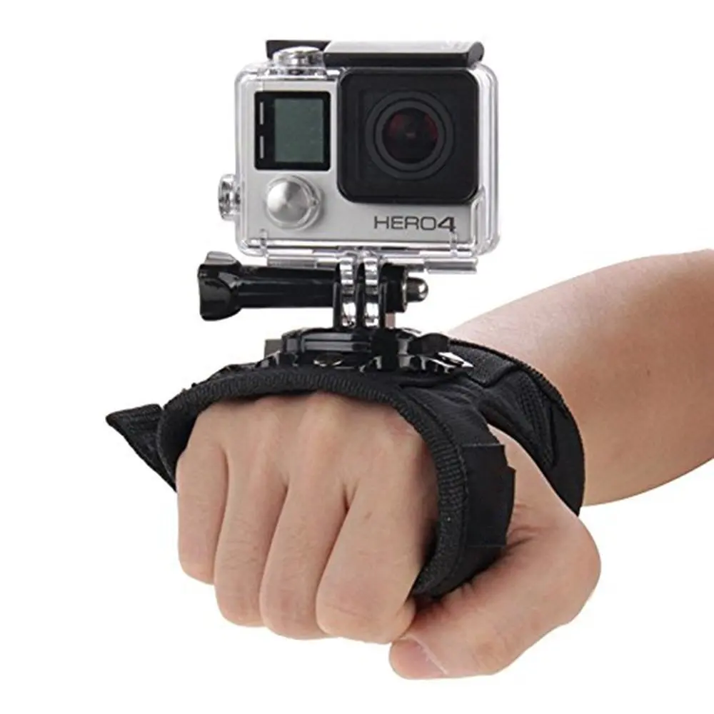 Ремешок на запястье в перчаточном стиле для Hero 5/4/3 + ремешок руку Xiaomi yi 4k Eken H9 H9R SJCAM