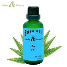 Vicky& winson масло алоэ 50 мл натуральное базовое масло увлажнение и увлажнение восстановление кожи антивозрастной массаж лица алоэ флакон с маслом