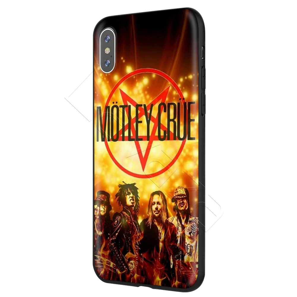 Lavaza с надписью Mötley Crüe чехол для iPhone 11 Pro XS Max XR X, 8, 7, 6, 6 S, Plus, 5, 5S se - Цвет: 5