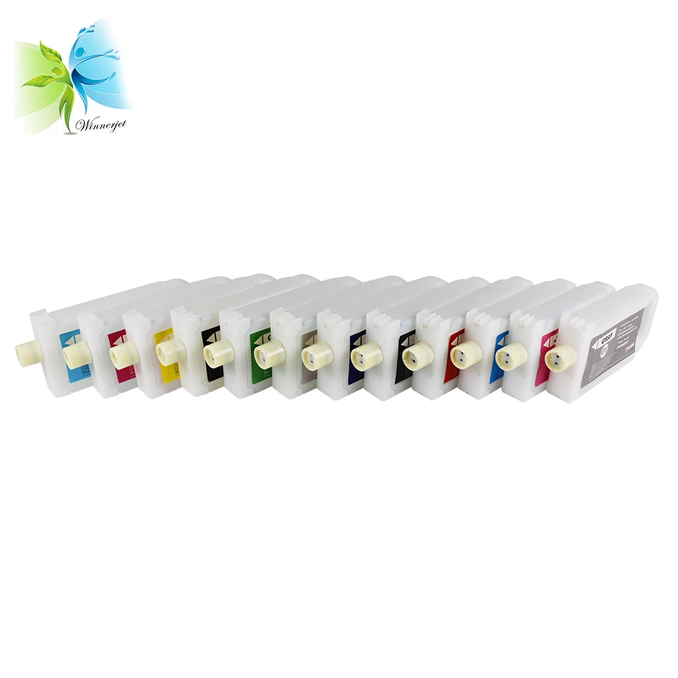 

Winnerjet empty 700ml refillable cartridges for canon ipf 8000 8400 9400 8300 etc without chip