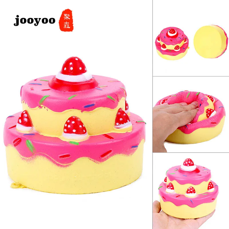 

Slow Rebound Toy Wholesale Double Cake Simulation Model Toy Kneading Decompression Toy jooyoo