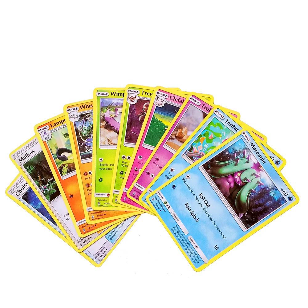 

60 100 120 200 324PCS English Charizard EX GX MEGA Cards Charmander Carte Trading Card Game For children Christmas Pokemons Gift