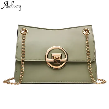 

Aelicy luxury Girls Crossbody Bag Fashion Joker Lock chain Ladies Shoulder Bag wild party women Handbags bolsa feminina 2020 new