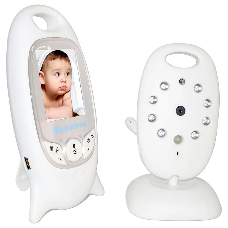 

Temperature and Music and Time Display Wireless Intercom System IR Night Vision Baby Monitor
