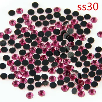 

40 Gross Rhinestones China SS30 Rose Flatback And Hot-fix Crystals Motif Designs Shoe Accessories For Women