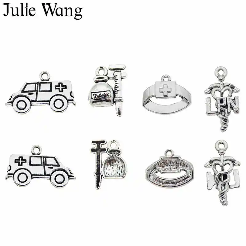 Julie Wang 12 шт. смешанные медицинские оповещения знак медсестры скорой помощи