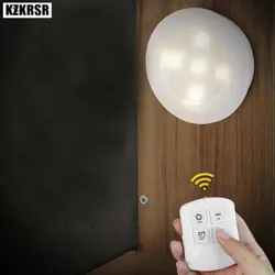 Светодиодный светильник для шкафа с дистанционным управлением, сенсорный свет, ночник, настенный светильник под шкаф, кухня, ванная
