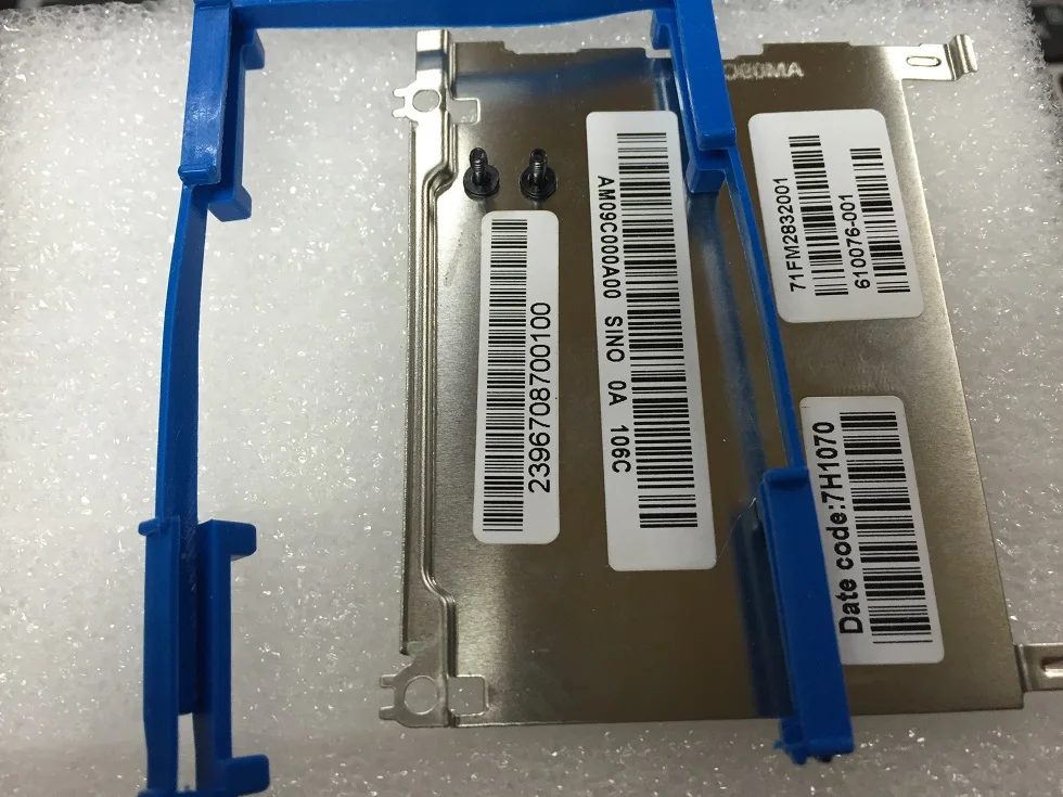 HP EliteBook 1.8 p 용 2540 SATA SSD HDD 고무 + 캐디