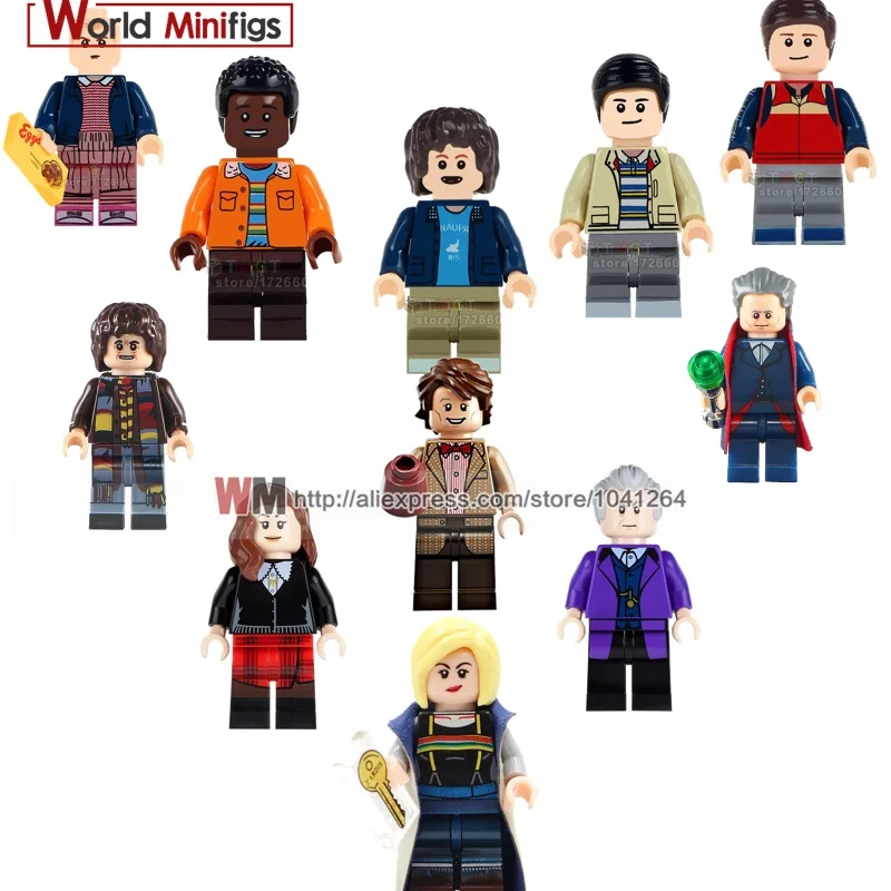 

Wholesale 20 PCS MG0184 Doctor Who TV Series Weeping Angel DR Assistant Rip Hunter Stranger Things Building Blocks Children Toys