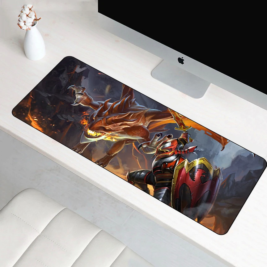 Модный 70x30 см большой резиновый коврик для мыши SIANCS Dota 2 размер XL скоростной