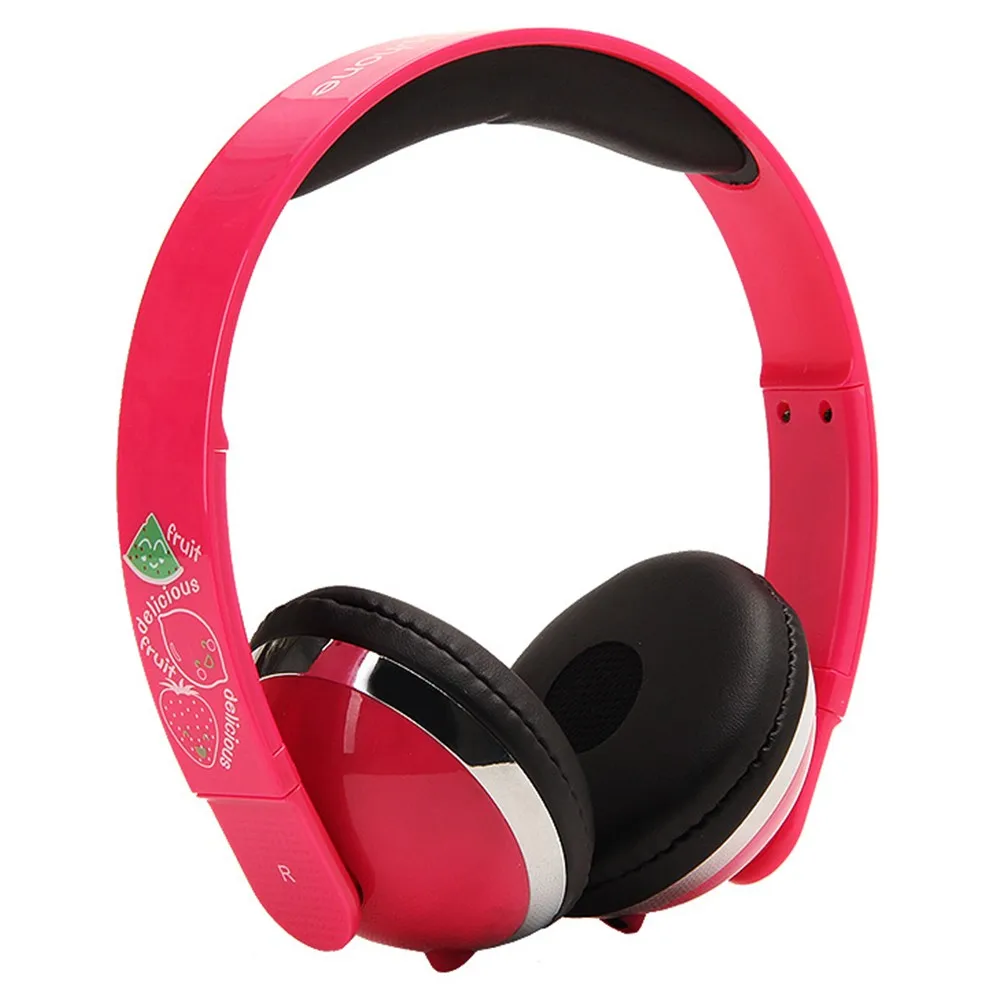 Wire Headphones cute portable Headset Comfortable Earphones Music with