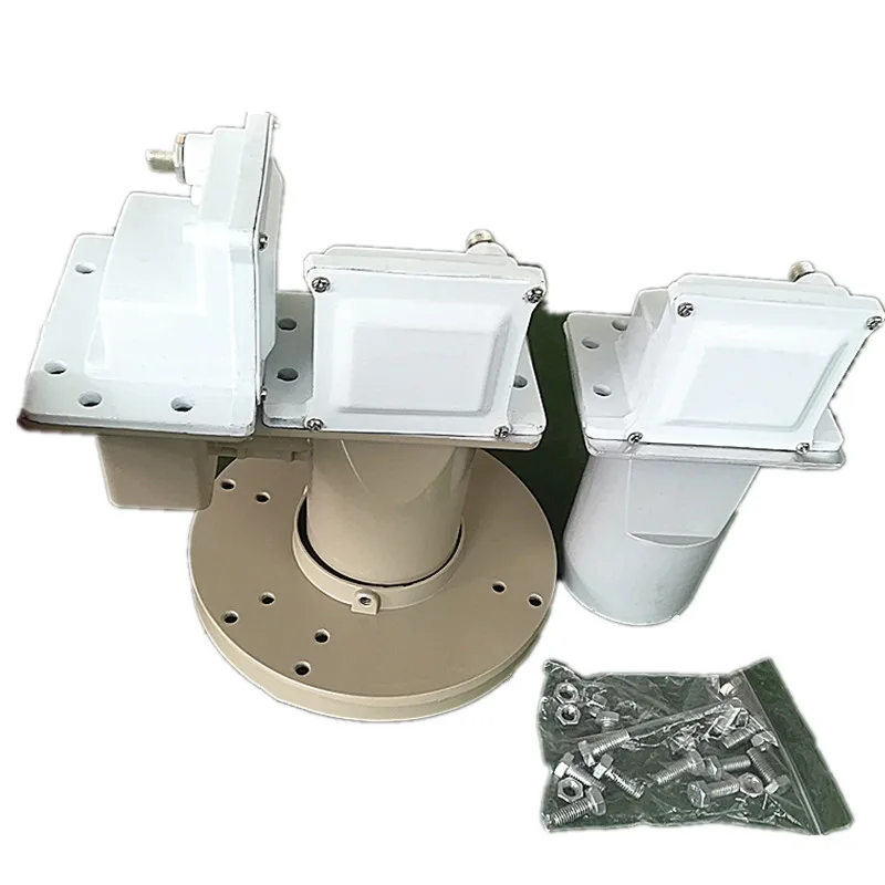 

Bowei make 3pcs C band single polarization lnbs and single feedhorn dual feedhorn