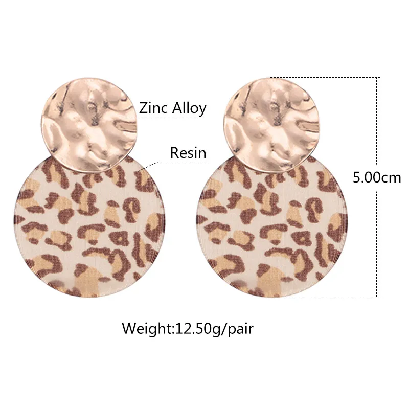 Sehuoran Boho Oorbellen Resin Big Drop Earrings For Women Gold Bohemian Earrings Fashion Jewelry Statement Pendienres Gifts (3)