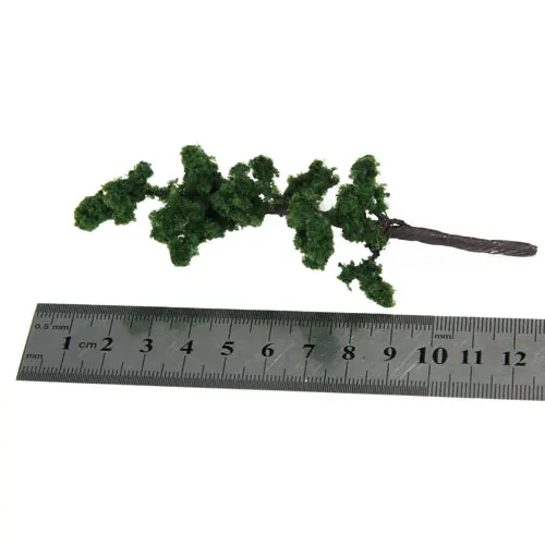 Model Pine Tree Pinus 12cm Green Train Railroad Architecture Diorama HO Scale for DIY Crafts or Building Models