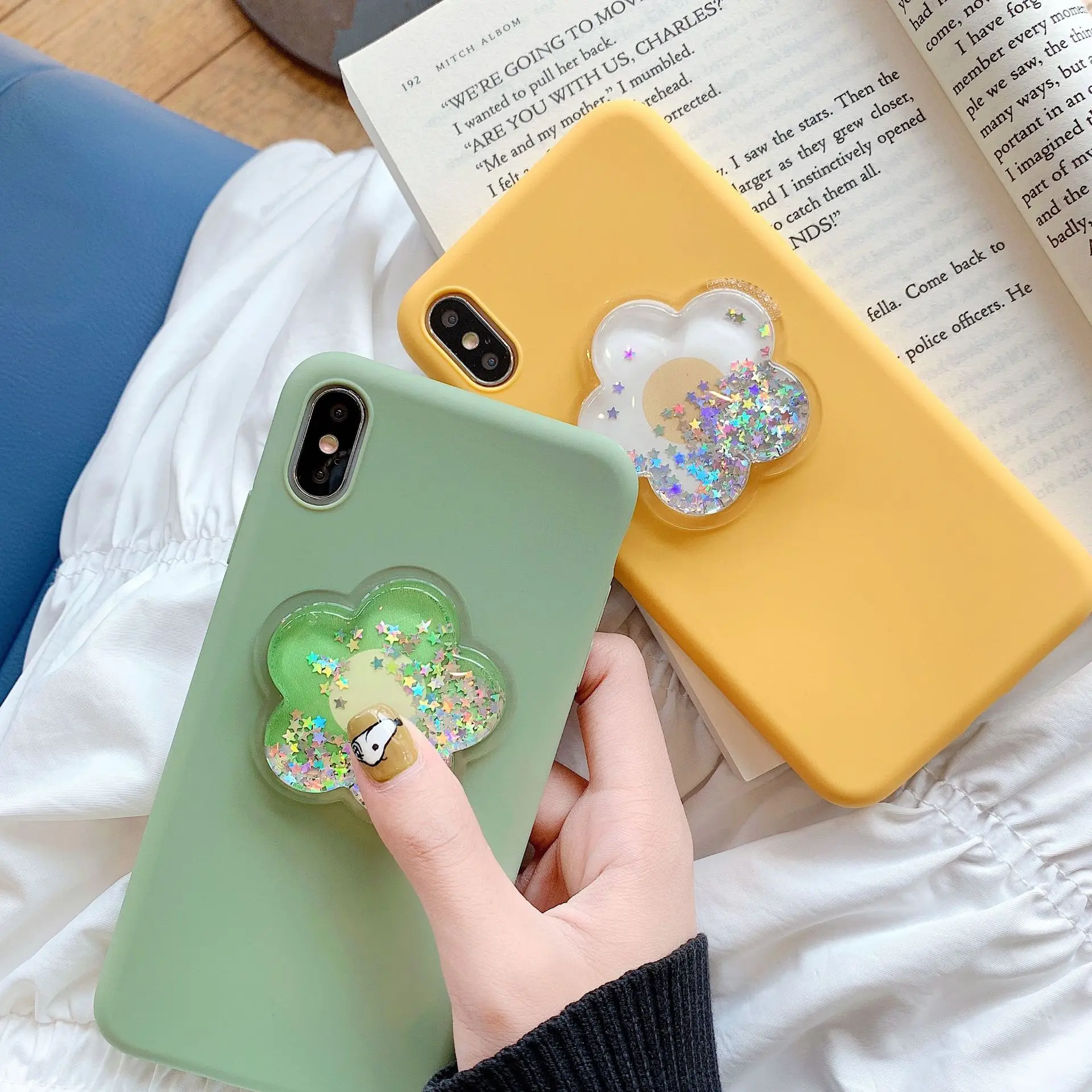 

2019 Fashion Stress Reliever Floral Case For iPhone 6 6S 7 8 6S Plus 7Plus 8Plus X XS MAX XR Soft Case For iPhone X 7 Cover Back