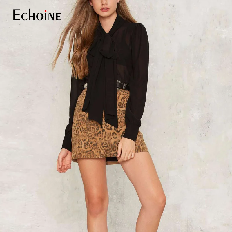 2019 New Fashion Casual Spring Solid Bow Neck Chiffon vintage Women blouse shirt Elegant Lantern sleeve tie blusa feminina Tops 2019 New Fashion Casual Spring Solid Bow Neck Chiffon vintage Women blouse shirt Elegant Lantern sleeve tie blusa feminina Tops