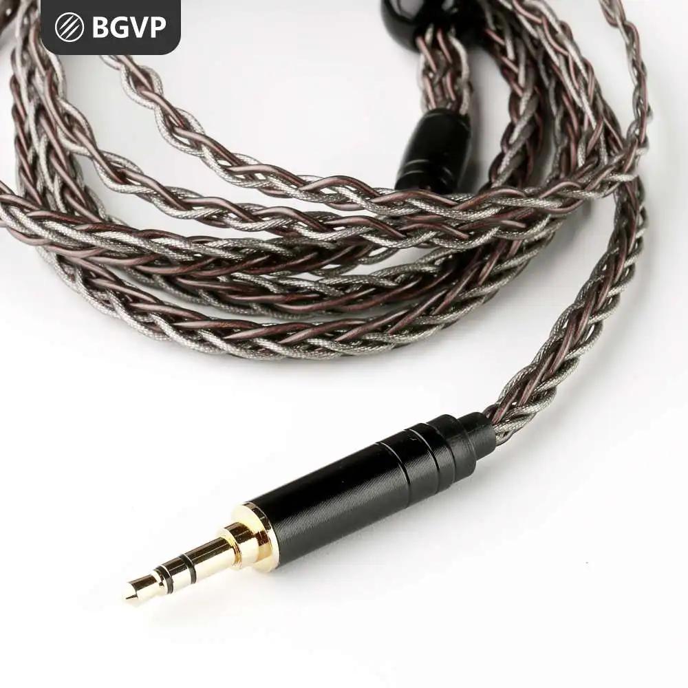 Новый BGVP 6N 8 ядерный OCC серебристый фотокабель 2 5 мм/3 мм/4 4 мм MMCX съемный кабель для