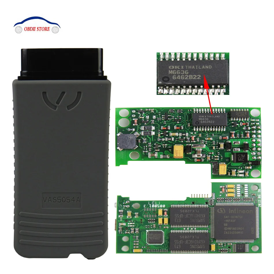 Диагностический сканер VAS5054 ODIS v5.0.3 OKI OBD2 VAS5054A VAS 5054A считыватель кодов Bluetooth