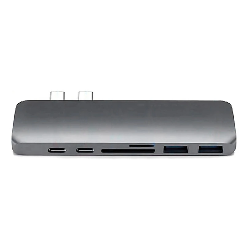 Thunderbolt 3 7в1 тип-c к Hdmi док-станция кард-ридер Usb3.1 зарядный адаптер 4K Hdmi для Macbook Pro ///Mac