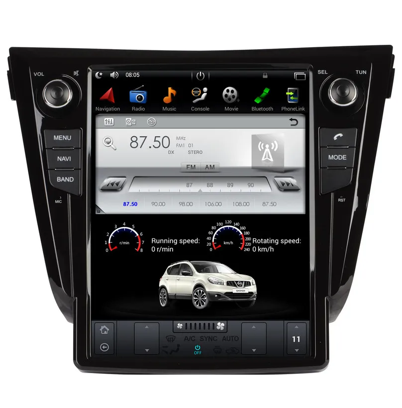 

12.1" Tesla Style Android 7.1 Car Multimedia Player GPS Navigation for Nissan X-Trail 2013-2018 with Radio BT USB Video Stereo